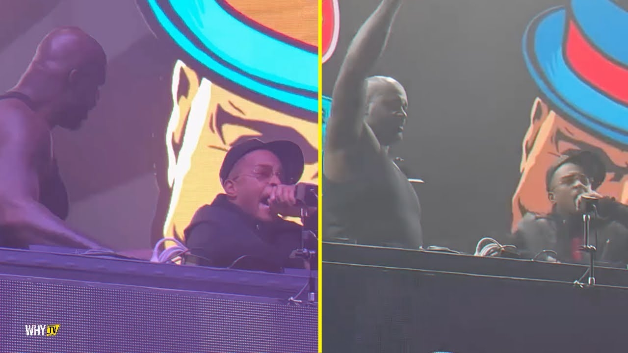 T.I. And Shaq Reunited On Stage During Superbowl Weekend 'DJ Shaq Stole The Whole Show!'