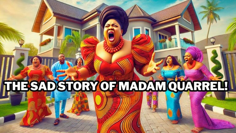 NEXT TIME YOU WANT TO QUARREL  REMEMBER THIS STORY!