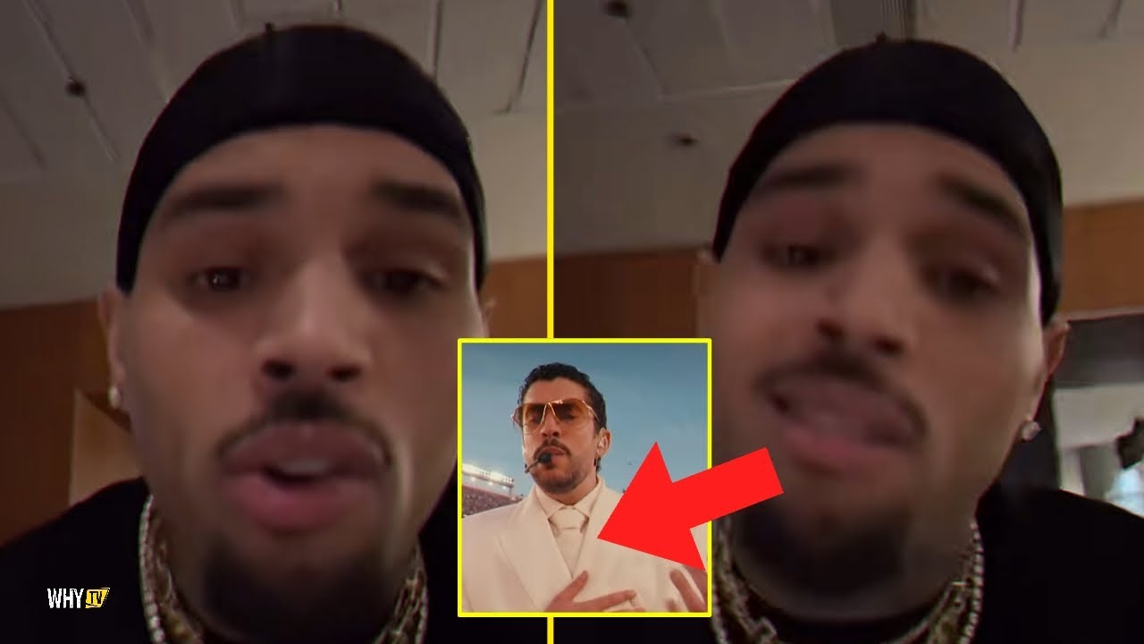 Chris Brown Reacts To Bad Bunny's Superbowl Performance 'I Think Its Safe To Say, They Need Me!'