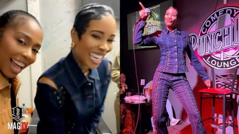 Rick Ross "BM" Tia Kemp Links Up Wit Kash Doll In Detroit During Her Comedy Club Appearance! 