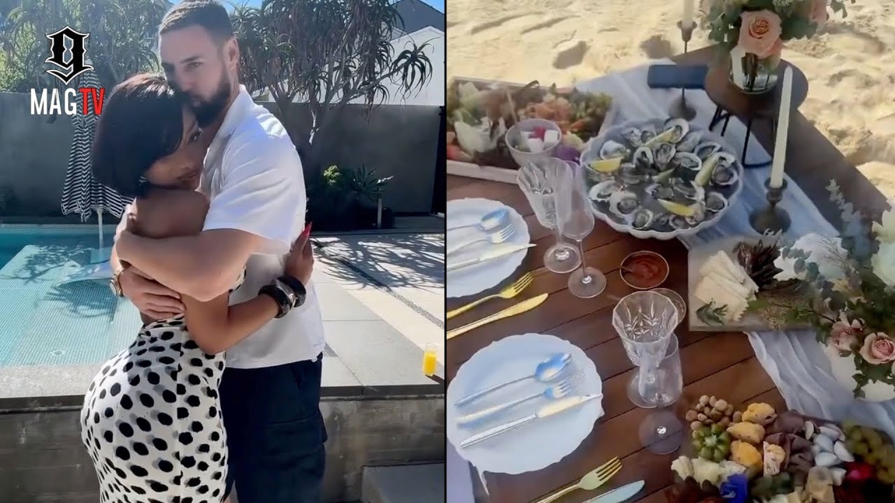 Klay Thompson & Megan Thee Stallion Have Romantic Brunch On The Beach!