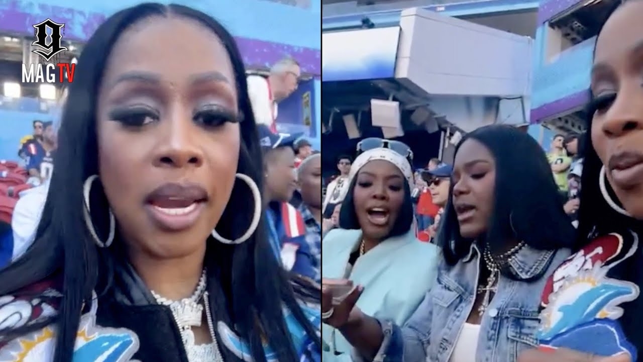 Remy Ma Attends The Super Bowl Wit Bestie JuJu!