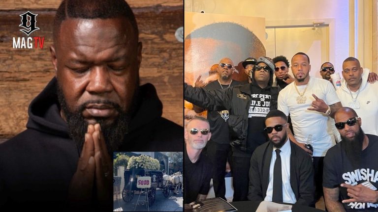 Slim Thug, Paul Wall, Mike Jones & Chamillionaire Attend DJ Michael "5000" Watts Homegoing! 