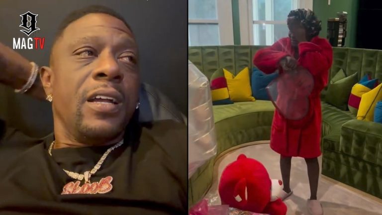 Boosie's Daughter Tylayja Holds Back Tears After He Surprised Her For Valentine's Day! 