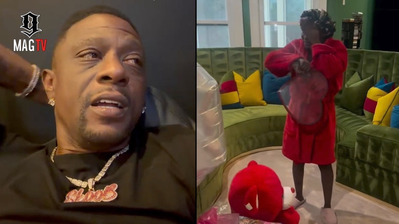 Boosie's Daughter Tylayja Holds Back Tears After He Surprised Her For Valentine's Day!