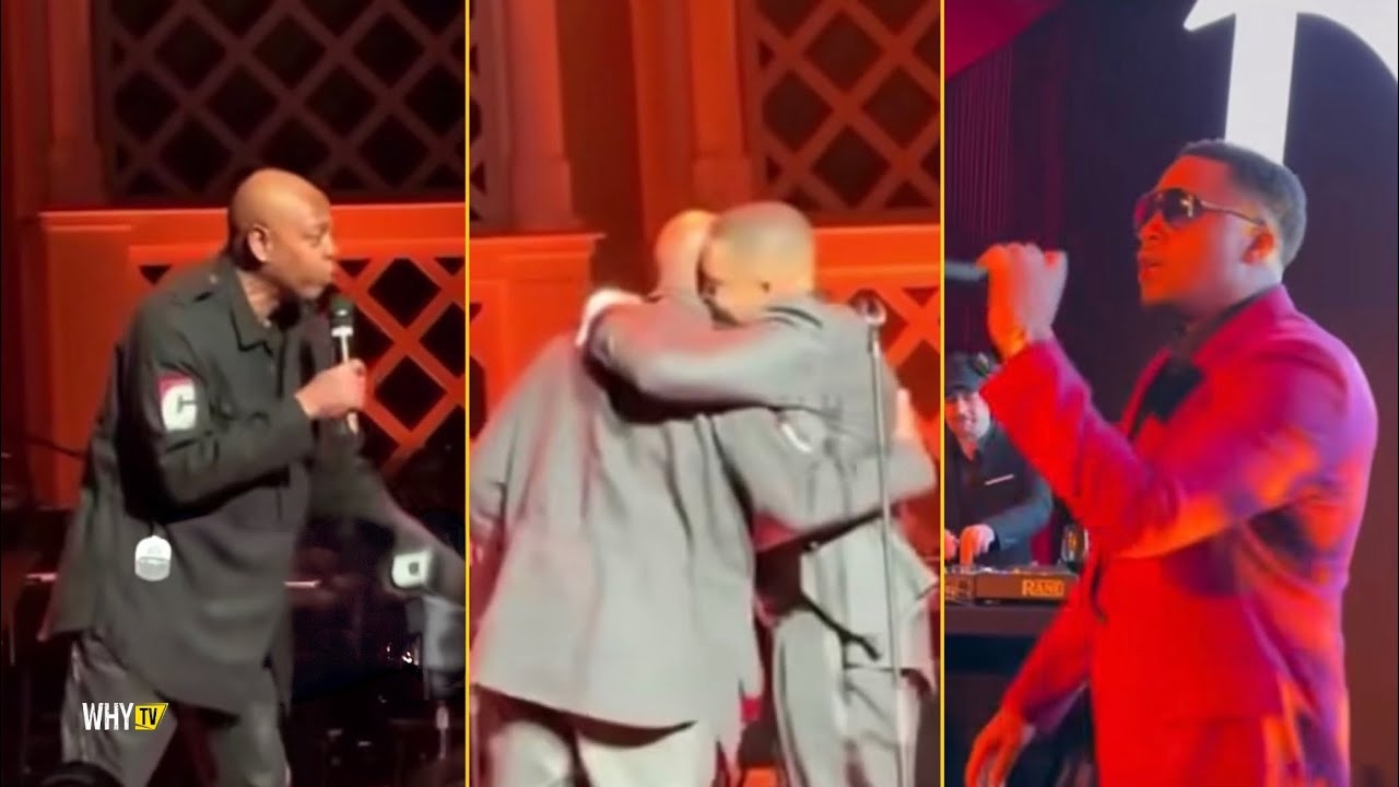 Dave Chappelle Gives His Flowers To Nas On The Stage, Nas Performs If I Ruled The World