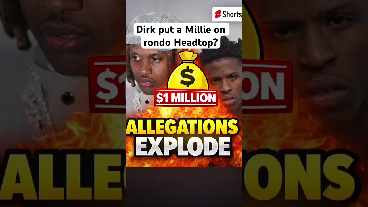 Lil Dirk  put a serious bag on Quando Rondos head #lildurk #quandorondo #hhu