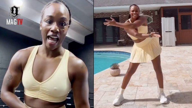 "Who Cares" Claressa Shields Clears Trolls Calling Her "Liberian Girl" Dance Moves Stiff! 