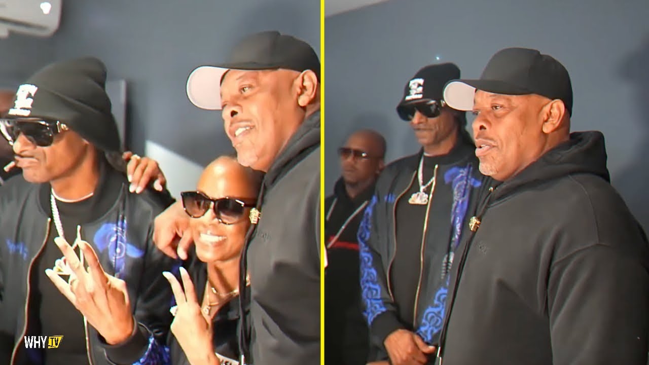 Dr. Dre, Snoop Dogg And His Wife Reunited Backstage At 1500 Day 'Two Hip-Hop Icons In The Building'