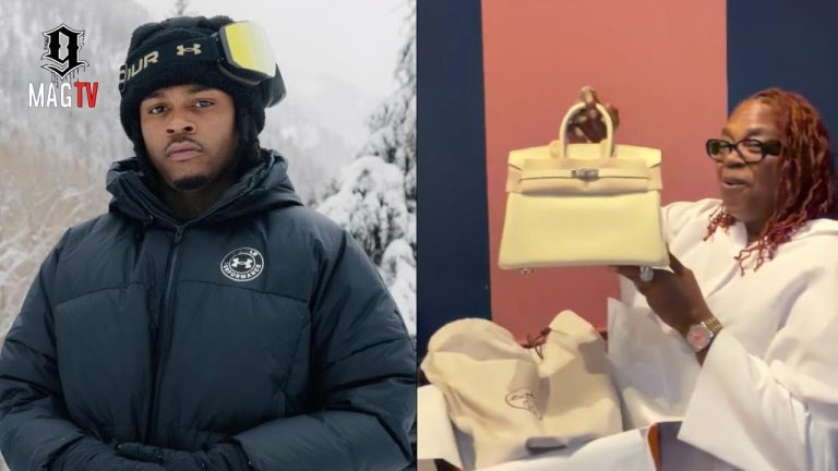 Gunna Surprises His Mom Sheila With A $30k Hermes Kelly Birkin Bag For Her B-Day! 