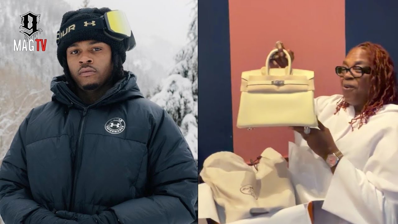 Gunna Surprises His Mom Sheila With A $30k Hermes Kelly Birkin Bag For Her B-Day!