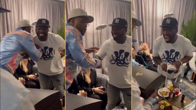 Method Man Gives A Very Special Gift To 50 Cent Fiftys Reaction Was Crazy