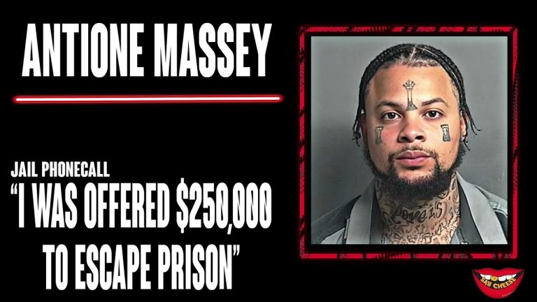 Antoine Massey reveals he was offered $250,000 to escape jail