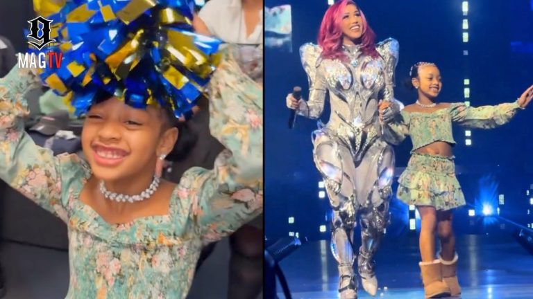Cardi B Walks Out With Daughter Kulture On Stage During Her San Francisco Concert! 