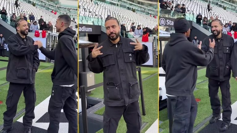French Montana And Snoop Dogg Spotted At Juventus Stadium In  For Upcoming First Ever Show