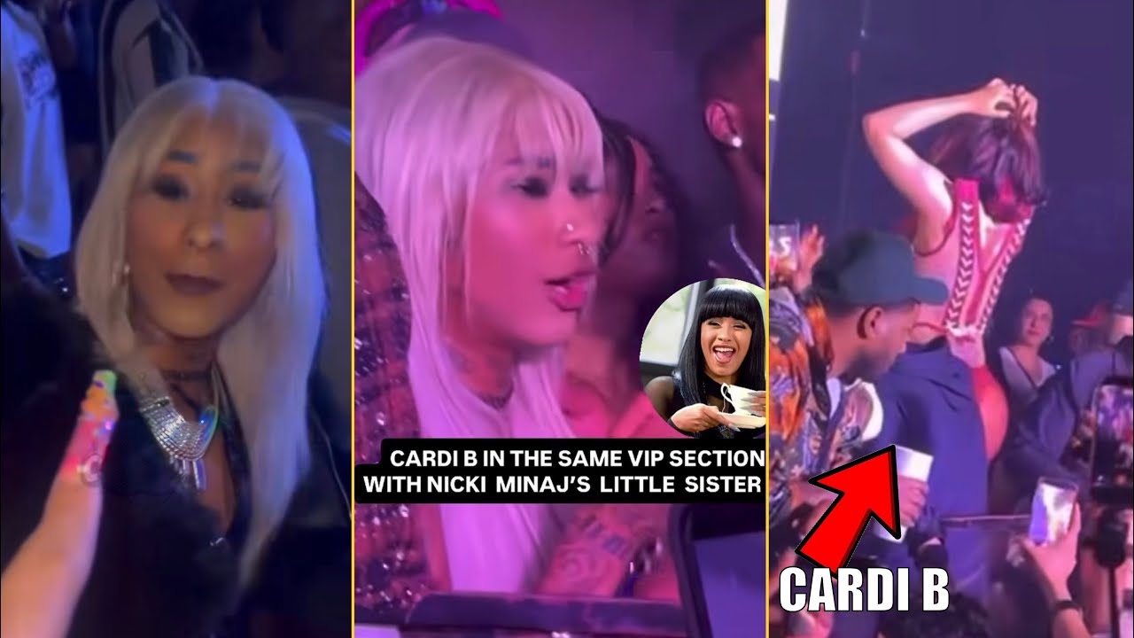 Nicki Minajs Sister Linked Up With Cardi B At Her Miami Show & Gives Her Love Nicki Must Be Crazy