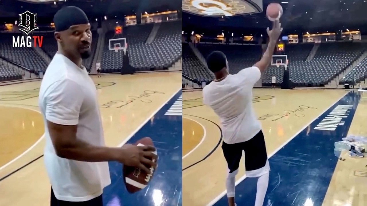 Jamie Foxx Shows He Still Got That "Willie Beaman" Arm!