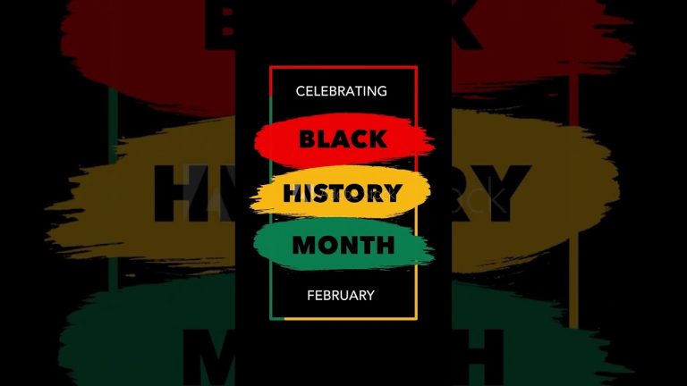 Celebrating Black History Month Animation