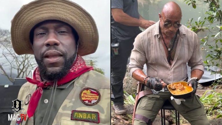 "Imma Big Man" Kevin Hart Trolls The Rock On Set Of Jumanji! 