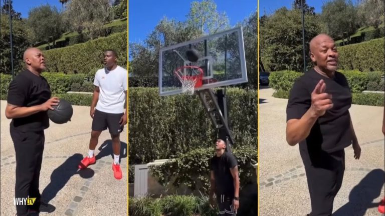 Dr.Dre Shows His Basketball Skills Its Not Studio, Better To Dont Miss Dre - Coach 