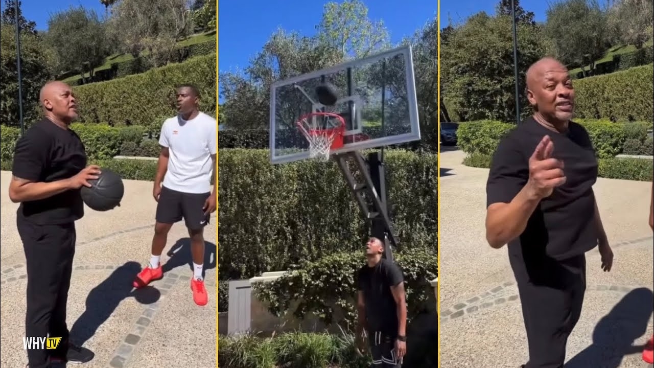 Dr.Dre Shows His Basketball Skills Its Not Studio, Better To Dont Miss Dre - Coach