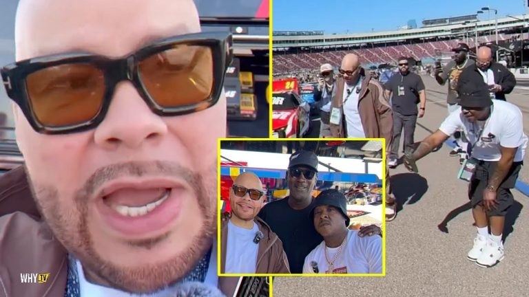 Jadakiss And Fat Joe Pulled Up On The Race Track With Legendary Michael Jordan And Tyler Reddick