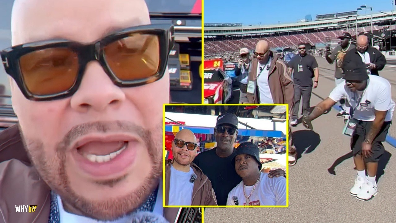 Jadakiss And Fat Joe Pulled Up On The Race Track With Legendary Michael Jordan And Tyler Reddick