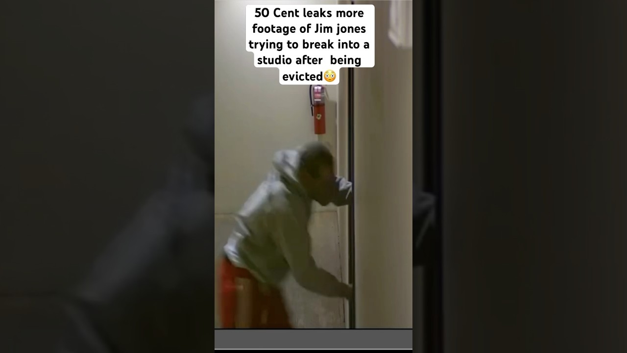 50 Cent released more footage of Jim jones breaking into his studio #50cent #jimjones