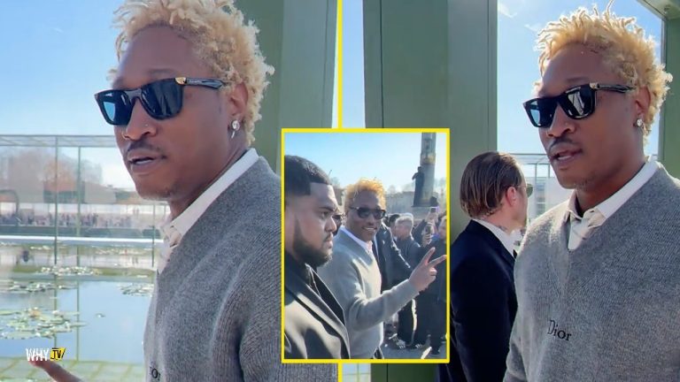 Future Pulls Up At Dior's Fall And Winter 2026 Fashion Show In Paris 'Future Looks So Elegant'