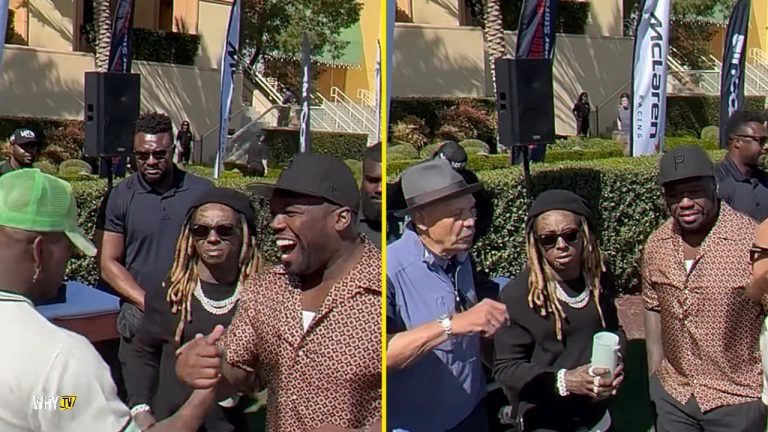 50 Cent Reunited With Lil Wayne, Reggie Jackson And Ne-Yo At The Annual Golf Tournament In Las Vegas