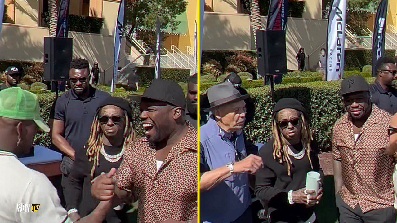 50 Cent Reunited With Lil Wayne, Reggie Jackson And Ne-Yo At The Annual Golf Tournament In Las Vegas