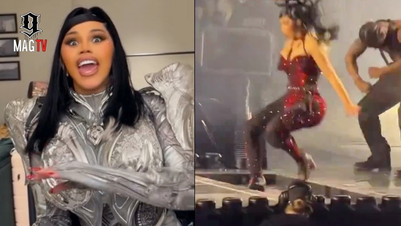 "I'm Just A Little Clumsy" Cardi B Falls Again This Time At Her Seattle Concert!
