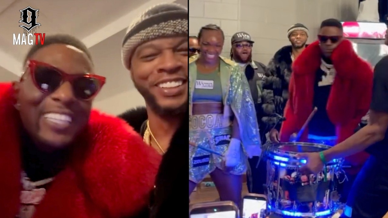 Boosie & Papoose Was Cuttin Up After Claressa Shields Victory Over Franchon Crew Dezurn!