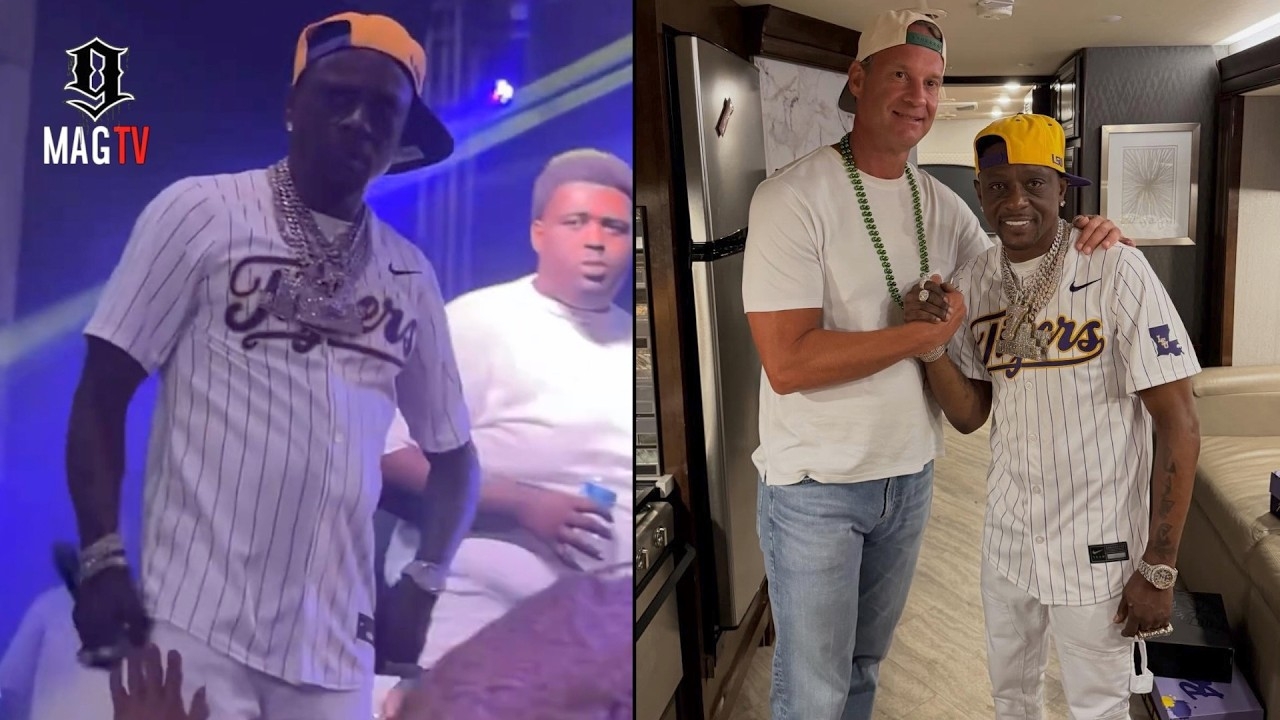 Boosie Travels Back Home To Baton Rouge & Links Up Wit LSU Head Coach Lane Kiffin!