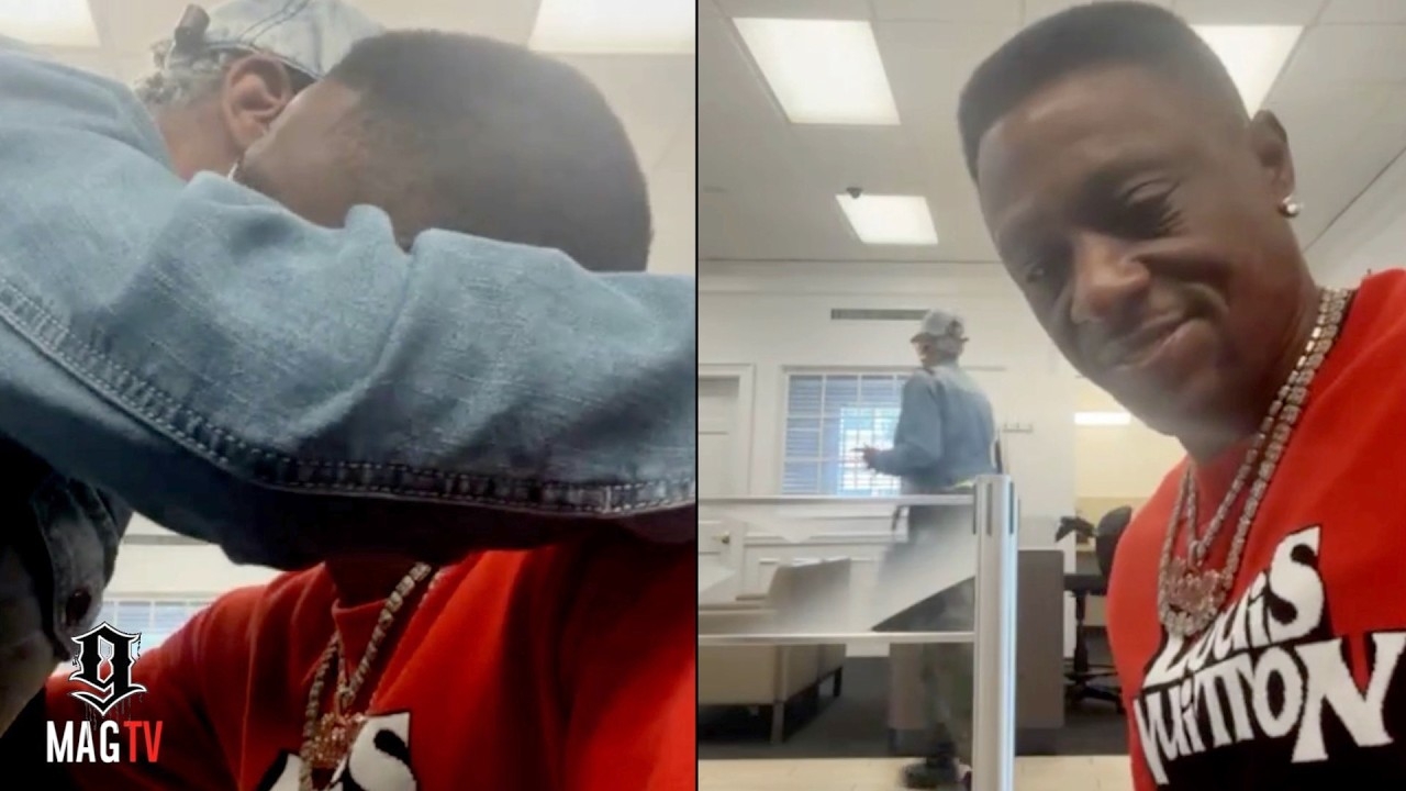 "U A Blessing" Boosie Surprises Seasoned Woman With $300 During Bank Visit!