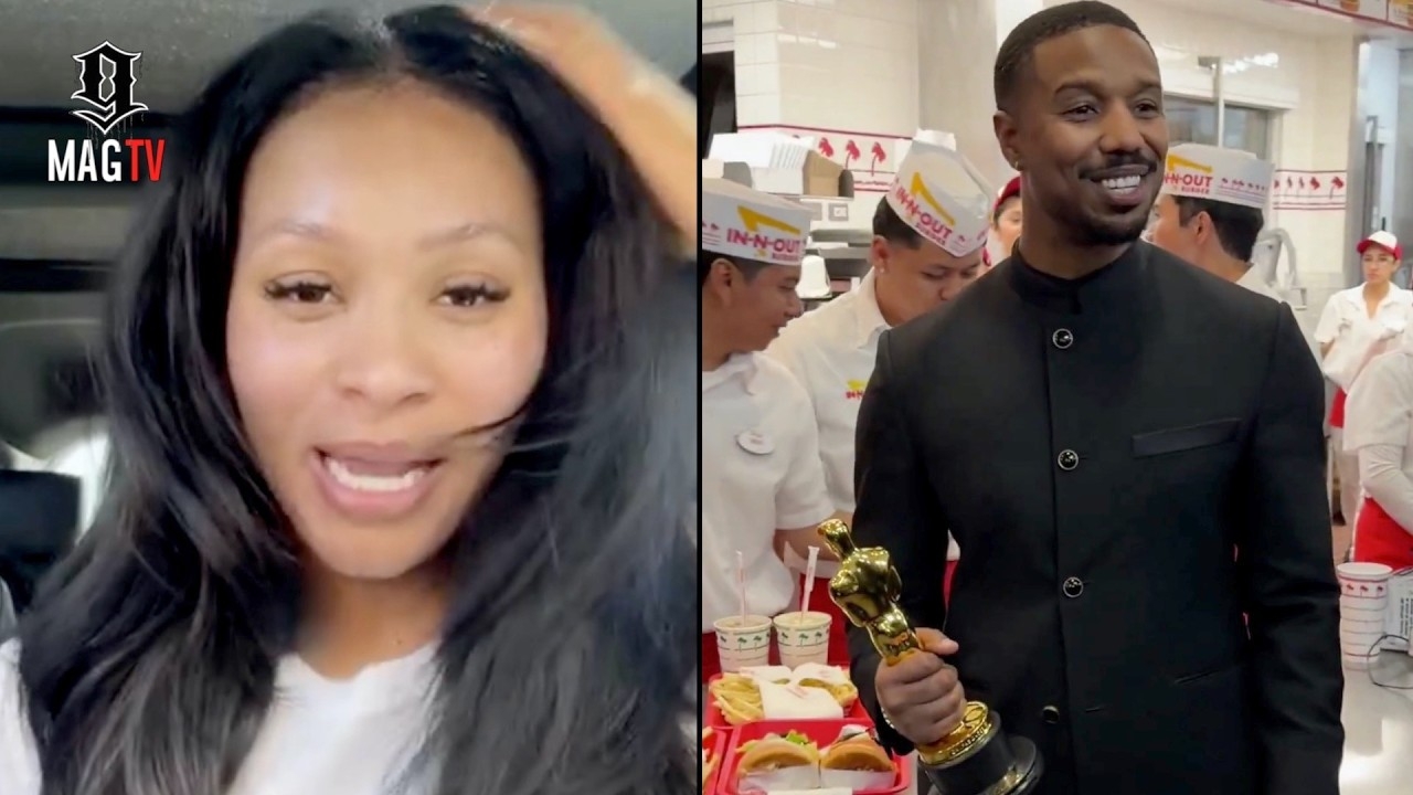 "Buffalo Wild Wings Chicken Is Fake" Pretty Vee Pays Homage To Michael B. Jordan's 1st Oscar Win!