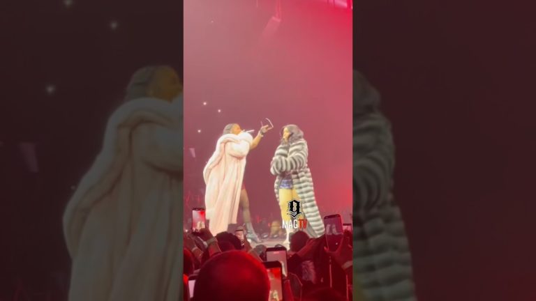 Cardi B Tour ~ Kashdoll On Stage In Detroit 