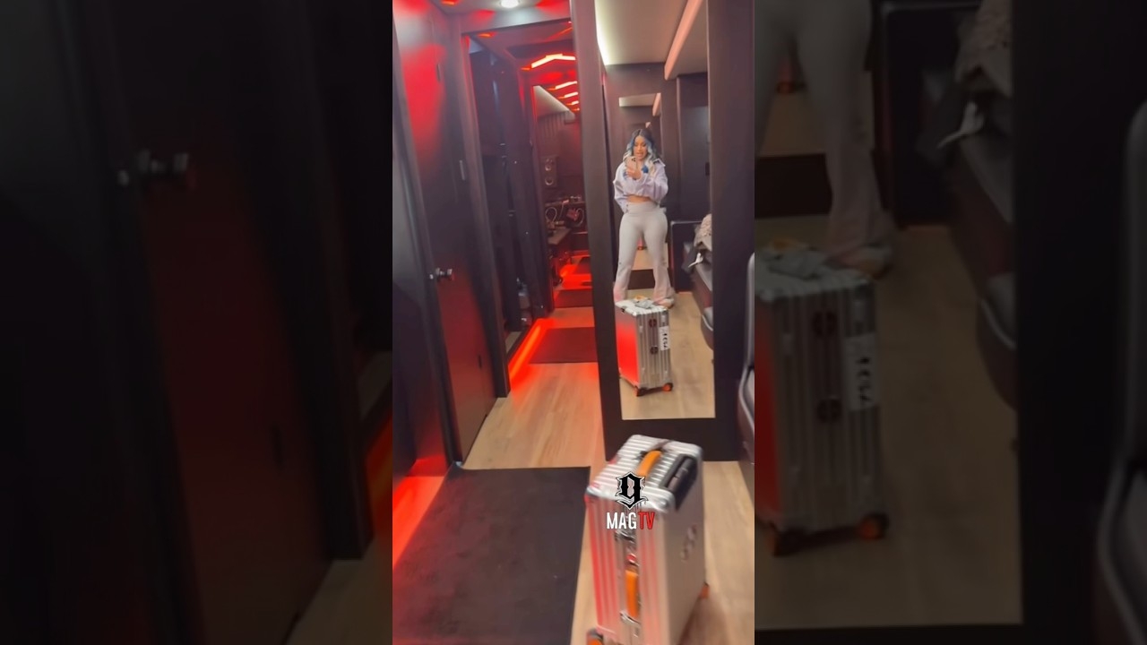 Cardi B On Her Studio Bus