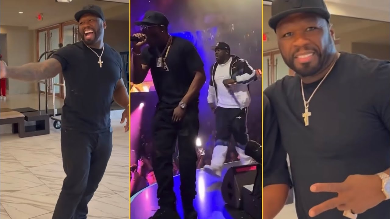 50 Cent Meets His Fans After The Crazy Show In Miami And Shows Rick Ross And T.I. Who Is Real King !