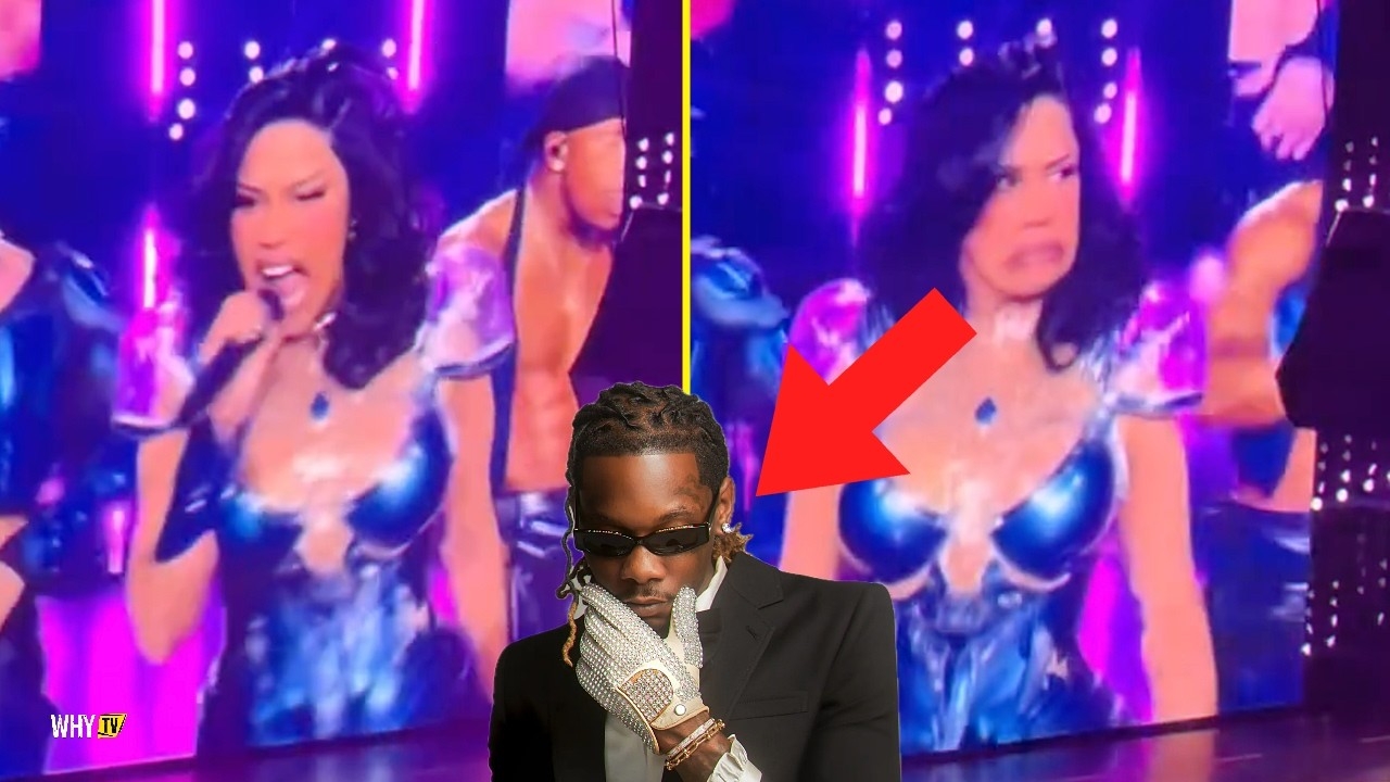 Cardi B Looks Disgusted After Accidentally Saying Offset's Name While Performing On Stage
