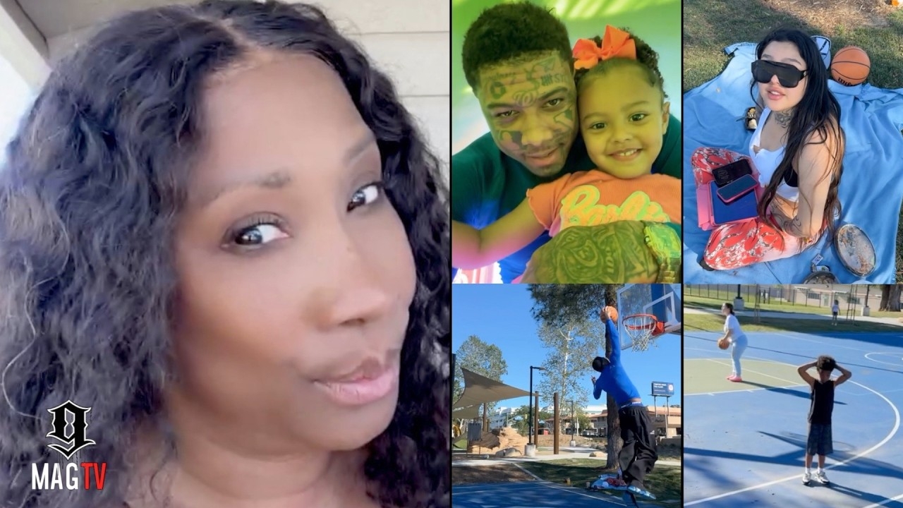 "Doormat" Blueface Mom Karlissa Reacts To Him & "BM" Jaidyn Alexis Family Park Date!
