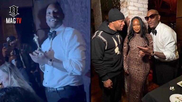 Tyrese & Fiancee Zelie Timothy Celebrate With His Trophy After Verzuz Against Tank! 
