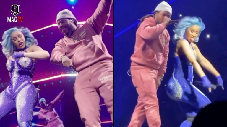 Cardi B Brings Out Fetty Wap To Perform "Trap Queen" At Her New Jersey Concert! 