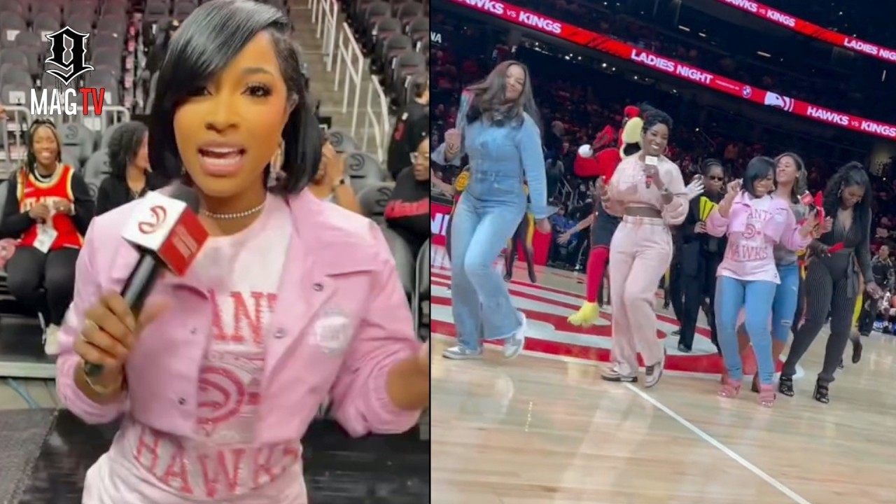 Toya Johnson Host Ladies Night At Atlanta Hawks Game For The 1st Time!