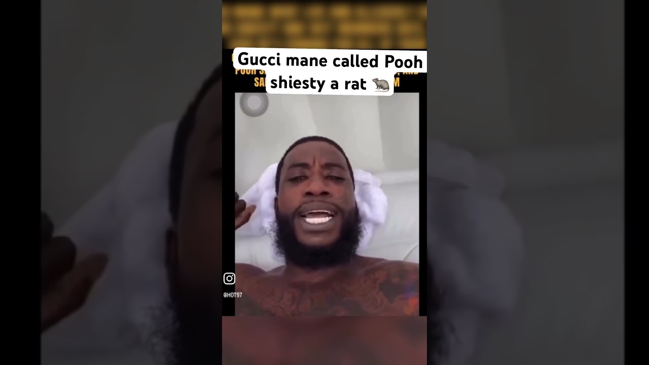 Gucci mane responds to Pooh shiesty allegations #poohshiesty #guccimane