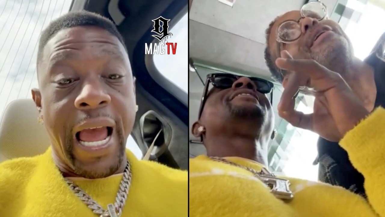 "I Want A Picture With U" Boosie Fanned Out Running Into Jesse Jackson Jr. At The Mall!