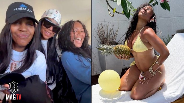 Ashanti Vacations With Mom Tina To Celebrate Sister Kenashia's 36th B-Day! 