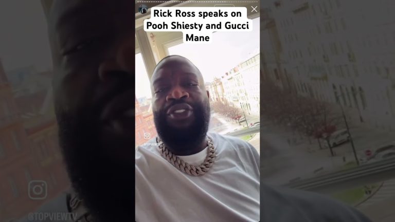 Rick Ross reacts to Gucci Mane, getting robbed by Pooh Shiesty