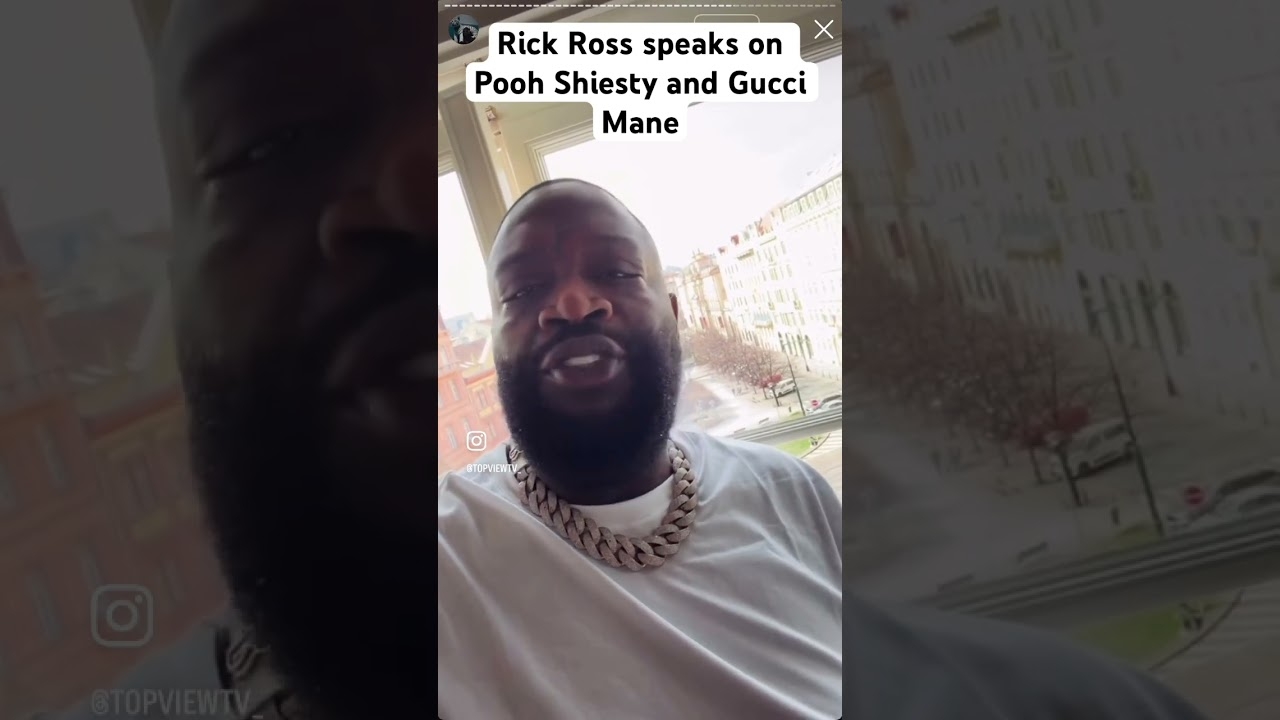 Rick Ross reacts to Gucci Mane, getting robbed by Pooh Shiesty