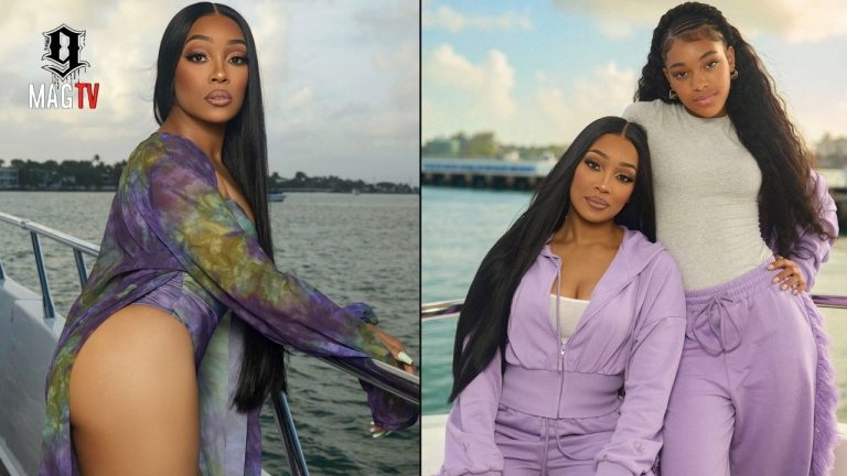 Monica & Daughter Laiyah Go Yachting In Miami For Spring Break! 